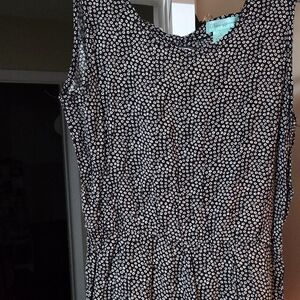 Charming Black and White Polka Dot Dress